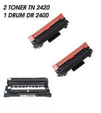 KIT 2 Toner TN-2420 + 1 Drum DR-2400 Compatibili Brother MFC-L2710DN / L2710W