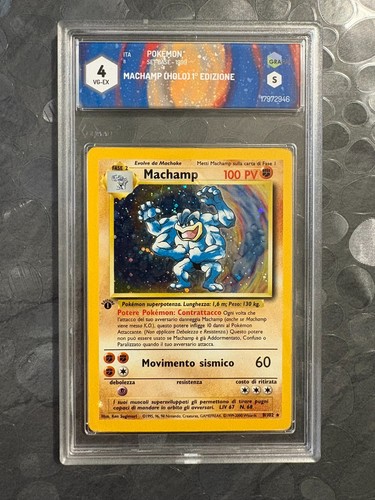 Pokemon machamp set base 1ed - machamp,
