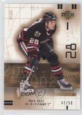 2001-02 Upper Deck Maschera Collezione Oro /50 Mark Bell #18