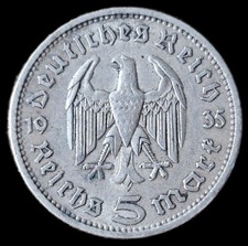 5 Reichmark in argento