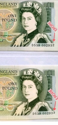 One pounds 1984 england - pounds., 1984.