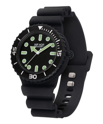 Orologio uomo hip hop nero - orologio,