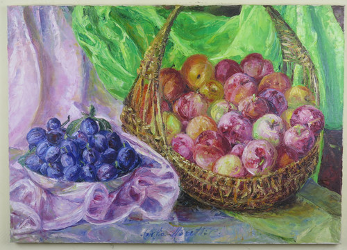 Quadro natura morta frutta - natura,