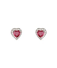 Orecchini ELEGANCE SILVER RED