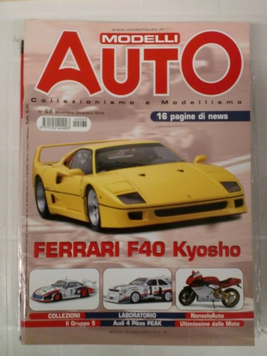 Modelli auto rivista - n°,