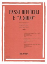 Passi Difficili E A Solo Da Opere Liriche Italiane - Volume I - Per Contrabbasso