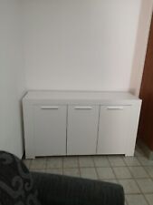 credenza moderna bianca 144x42x80 come nuova