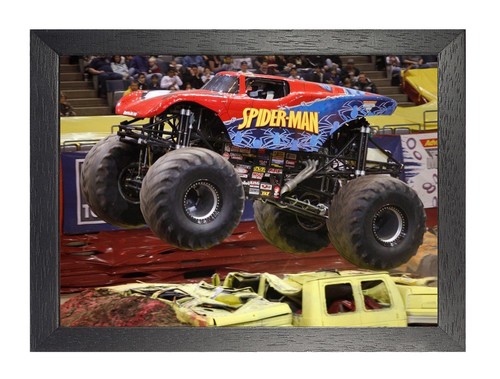 Poster monster truck - poster, spiderman