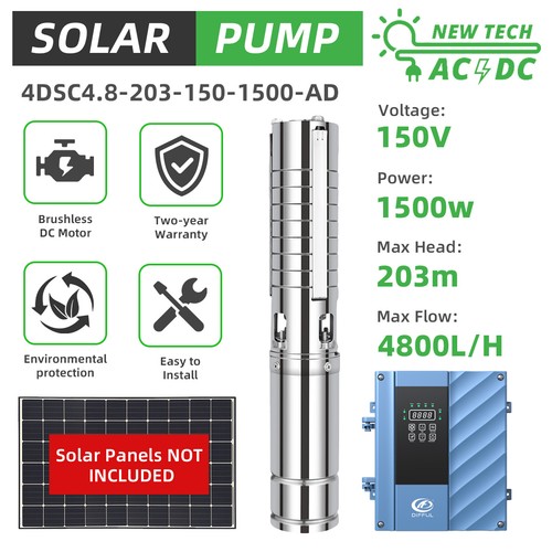 Pompa per pozzi acqua - , solare
