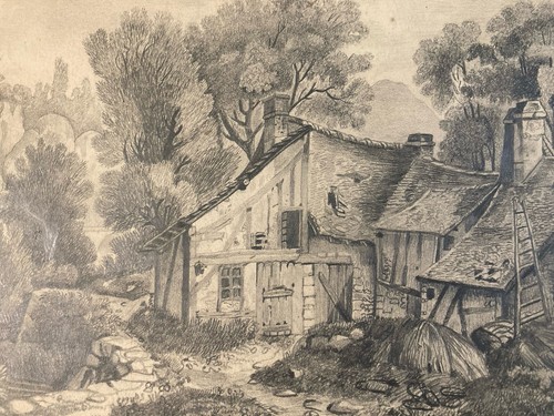 Bellissimo disegno matita 19e - bellissimo,