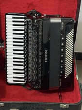 Fisarmonica  Professionale Borsini Pl 4120 Mc Con Doppio Cassotto Acc Piccolo