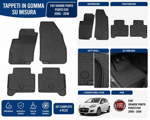 Tappeti gomma fiat - gomma,