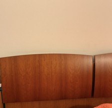 Letto matrimoniale legno con