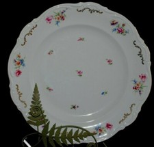 VINTAGE MITTERTEICH BAVARIA ROSELLA SERVIZIO PIATTO ROTONDO CHOP STILE MEISSEN