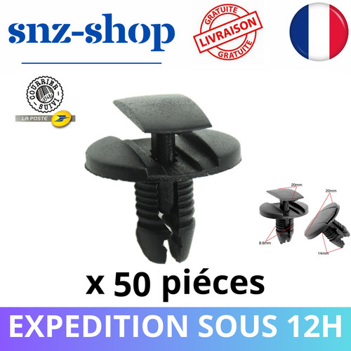 Clip clips pour fixation - 50,