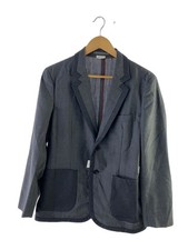 COMME des GARCONS HOMME DEUX Giacca sartoriale switching XS lana GRIGIO DM-J041