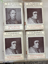 Lotto 4 Libri Classici – Guicciardini & Sacchetti Edizione Salani N 80-82-79