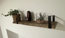 mensole in legno massello noce
