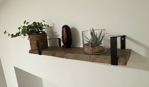 Mensole legno massello noce - in,