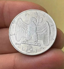 Moneta 1 Lira 1943 Regno