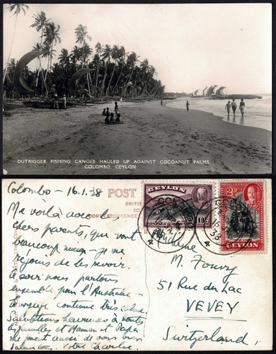 Ceylon 1938 colombo - 1938,,