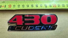 FERRARI 430 F430 Scuderia Rear Emblem label Targhetta "430 Scuderia" 80624100