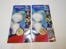 CHAMPIONS league 02/03 Milan Juve 2 medaglie uguali gazzetta