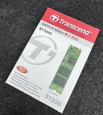 TRANSCEND 512GB 2280 M.2 SATA III MLC SSD TS512GMTS800 NEW SEALED