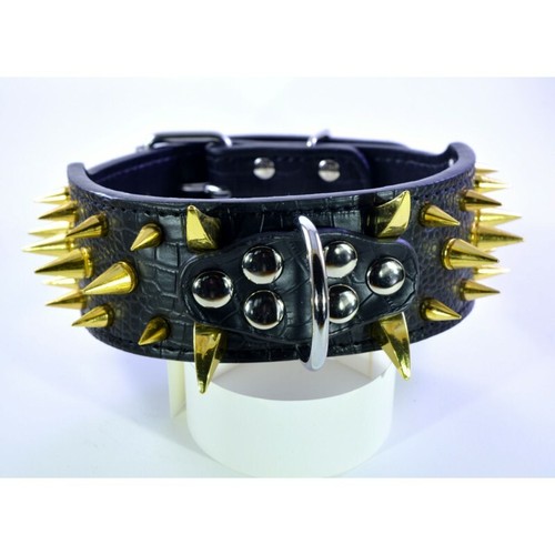 Collare ecopelle con - ecopelle,