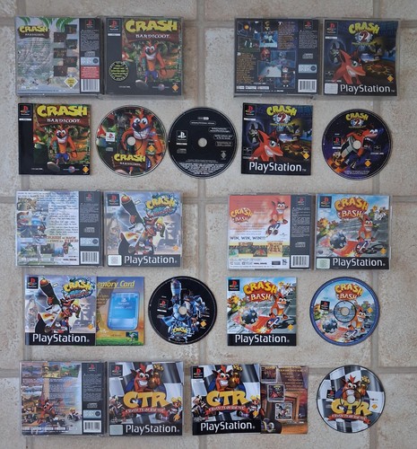 Crash bandicoot ps1 gioco - ps1,