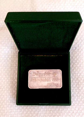 Lingotto argento oz - 1, 999