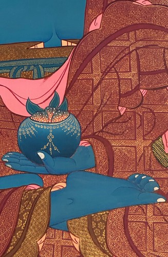 Antico tibet thangka - antico, pittura