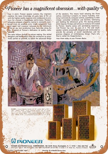 Insegna metallo 1969 - in,