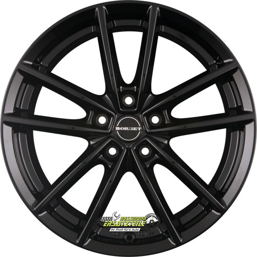 Borbet nero lucido 8x20 - lucido,