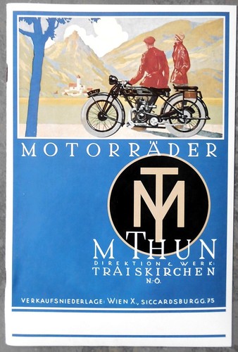 Thun moto 1927 - moto, prospetto