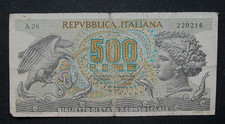 RARISSIMA 500 lire Aretusa