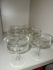 6 Bicchieri a Calice in Vetro