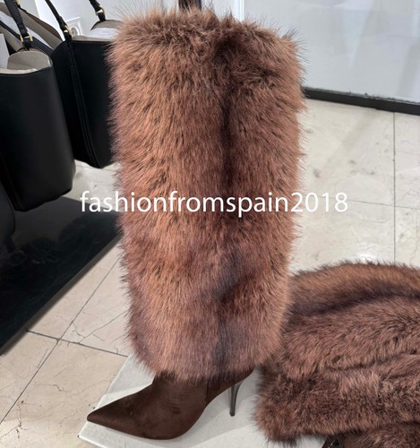 Zara new woman - fur, heel