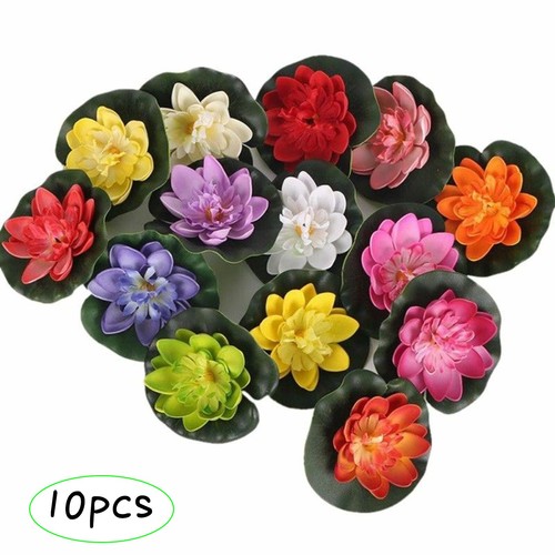 Pezzi fiori loto finti - 10,