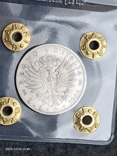 Lira 1901 aquila sabauda - lira,