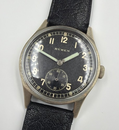 Buren cal 410 military watch - military,