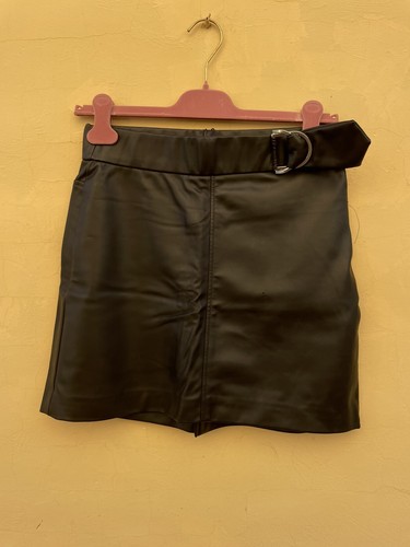 Zara gonna nera ecopelle - zara,
