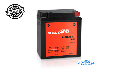 Batteria malossi yb12al gel - batteria, yb12al-a2