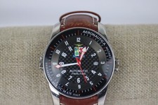 LOCMAN Automatic Twin Time 444 AERONAUTICA MILITARE  Limited Edition Titanio