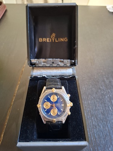 Breitling chronomat blu - blu, oro