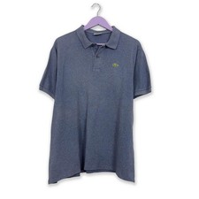 Polo Lacoste azzurra a tinta