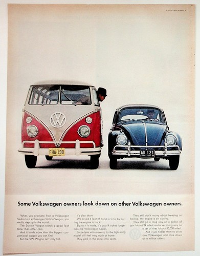 Pubblicità volkswagen bus - pubblicità,