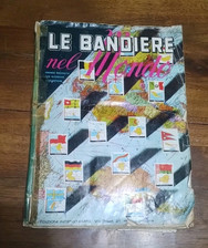 ALBUM FIGURINE LE BANDIERE NEL MONDO Ed. Interstampa 1971 originale INCOMPLETO