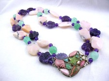 Collana fili argento e - collana,