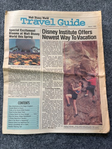 Giornale disneyworld vintage - disneyworld,